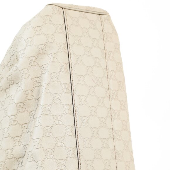 Gucci Sukey Guccissima Beige Leather Tote - Picture 5 of 12